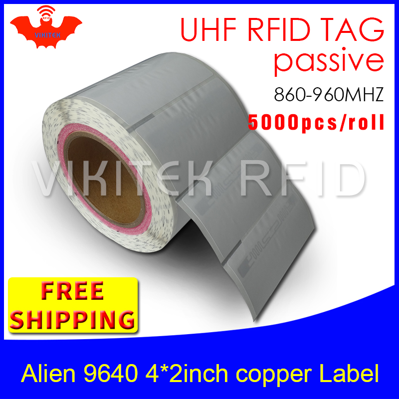UHF RFID ± ƼĿ ܰ 9640 μ   ̺ EPC6C 915m868mhz Higgs3 5000pcs     RFID 